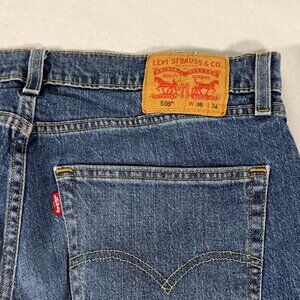 Levis 505 Jeans 36X34 Blue Perfectly Faded